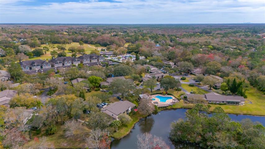 Aerial view of unit.