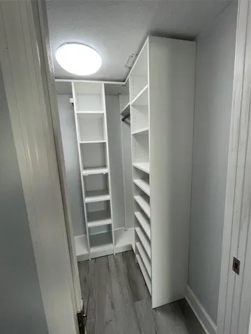 Custom closet in primary.