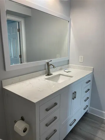 Primary bath with large vanity