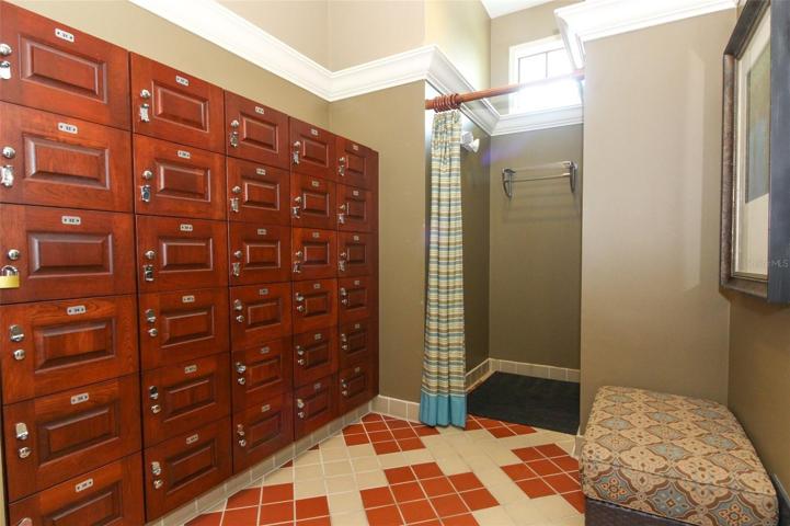 Lockers in the Gym