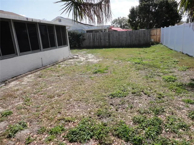 Fenced Back Yard