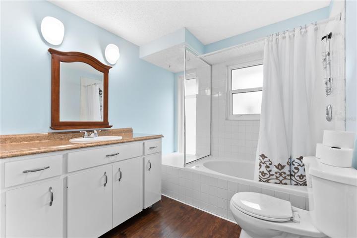 Guest bath with Whirlpool bath