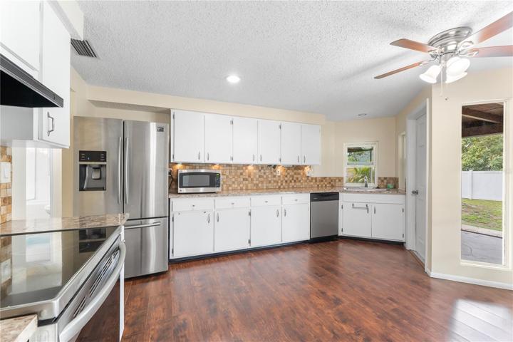 Kitchen area, Luxury Vinyl Flooring