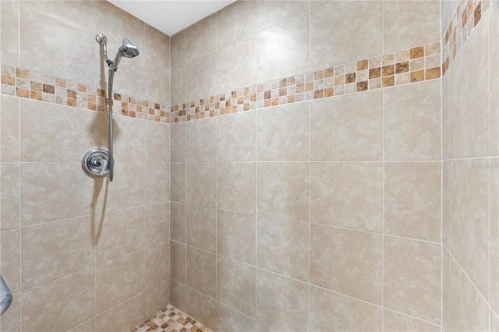 Walk in Shower in Master Bath