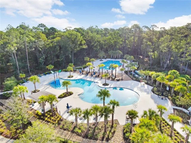 Aerial of Bexley Club Pools