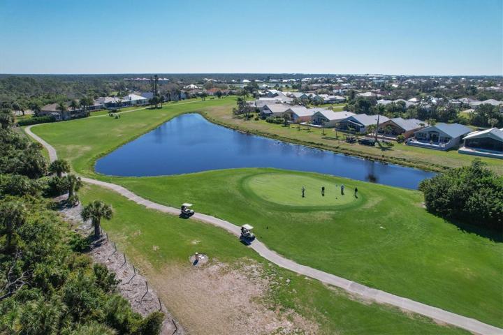 Backyard views of the 10th tee and pond