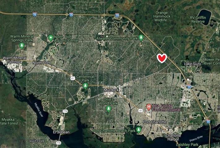 Location in North Port