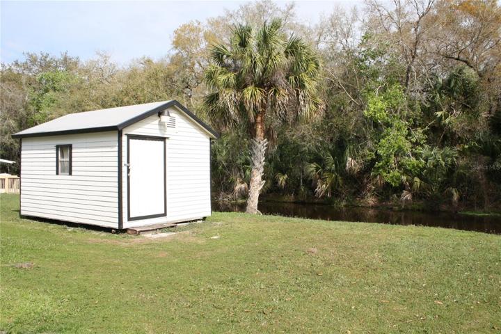 storage shed near canal