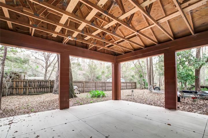 Covered Side Porch