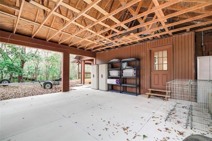 Covered Side Porch