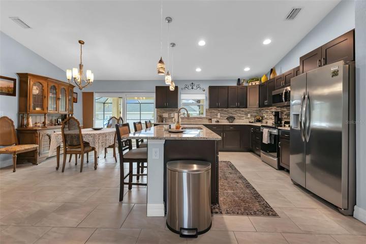 Kitchen has soft close cabinets and drawers