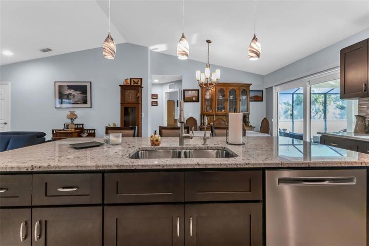 Deep stainless steel sink