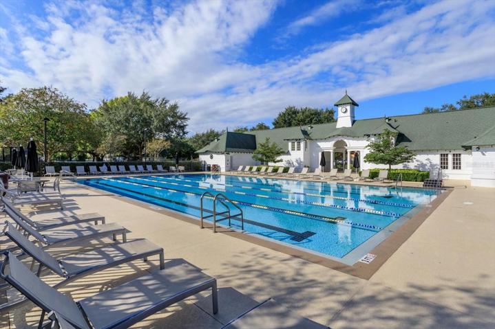 Community pool and clubhouse complete with gym - ready for you to work-out and enjoy taking some laps!