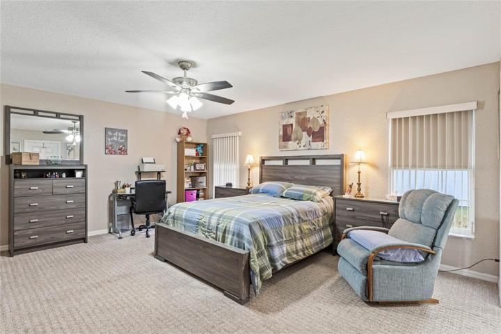 Large primary bedroom