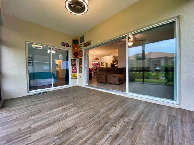 Screened lanai has access to Master Bedroom and Living Room