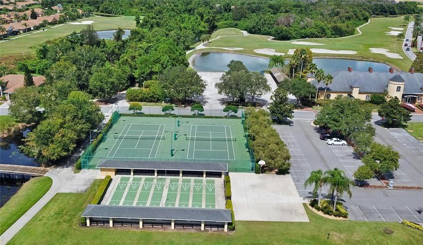 Shuffleboard courts and Tennis Courts