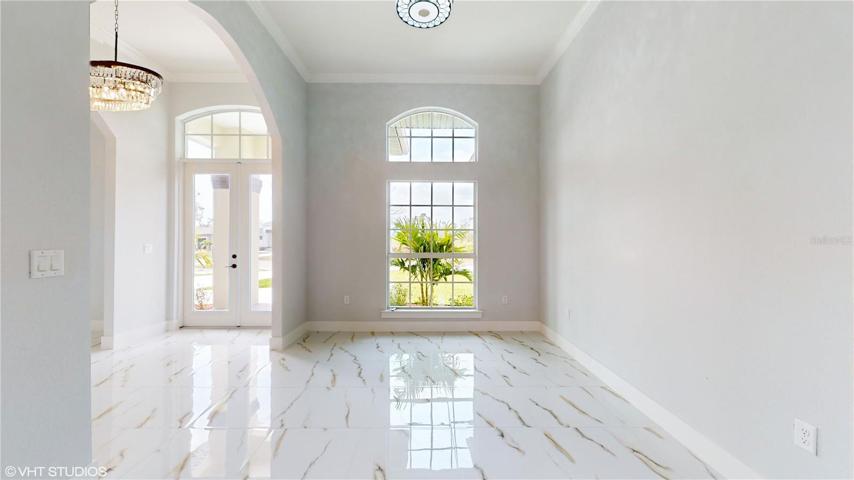 Living Room with Main Entrance View