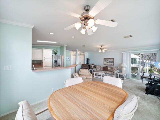 The open floor plan is perfect for large gatherings.