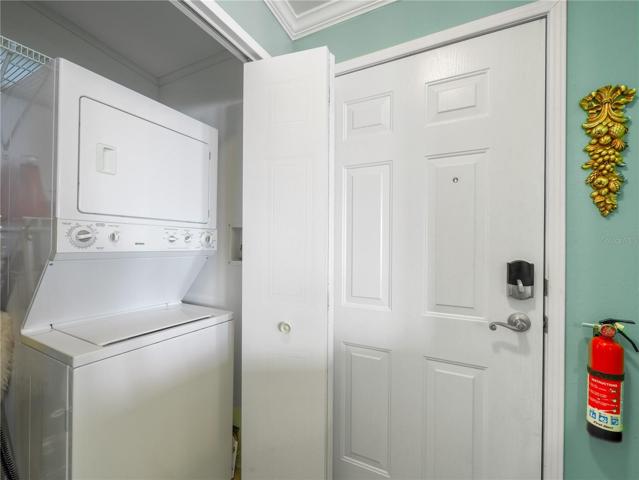 Washer and dryer stack