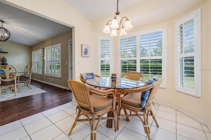 Breakfast nook is a great place to start your day