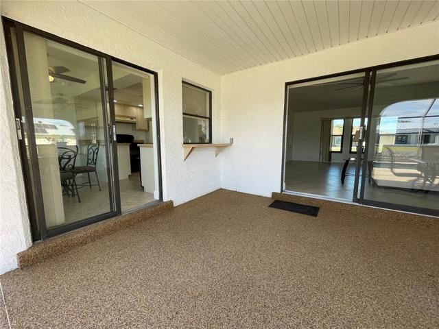Sliding Glass Door Entry to Kitchen & Great Room