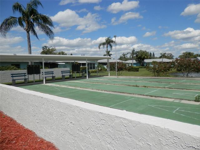 Shuffle board court