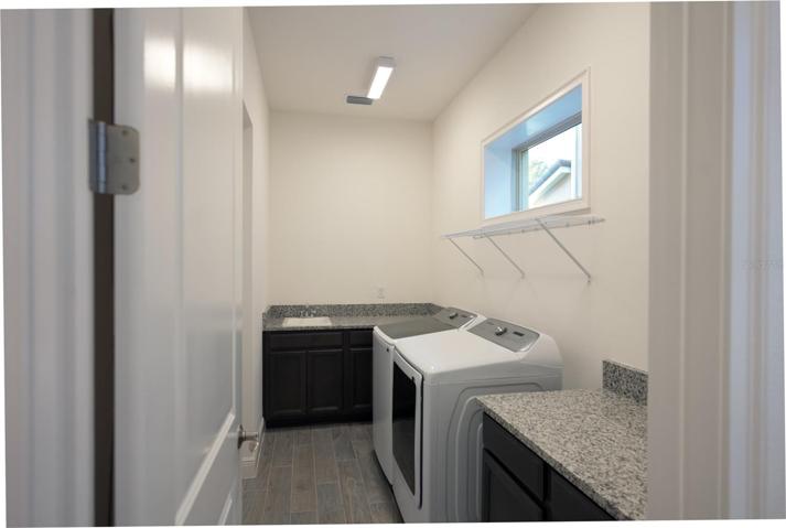 laundry room with sink