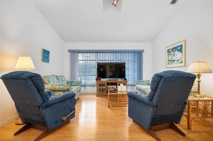 The family room where you can watch a movie together.