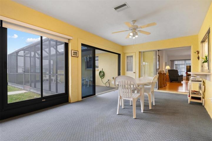 Imagine hosting large gatherings in this space.