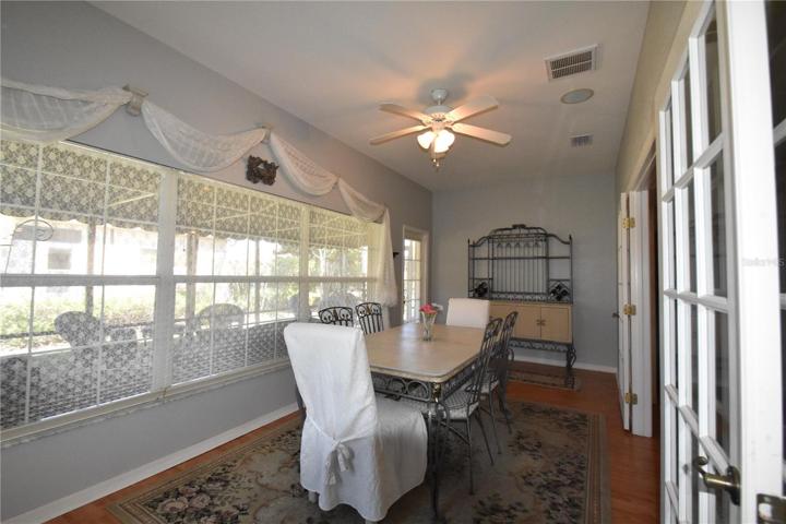 Air and Heated Dining room overlooking the lanai