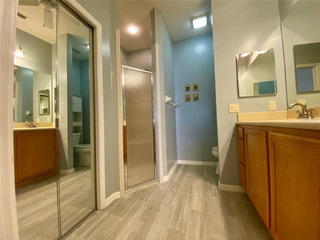 Large linen closet with mirror doors