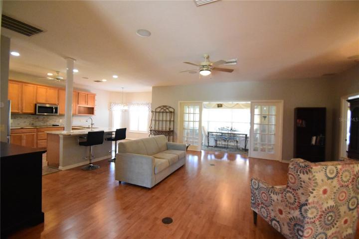 Open concept Kitchen and living room