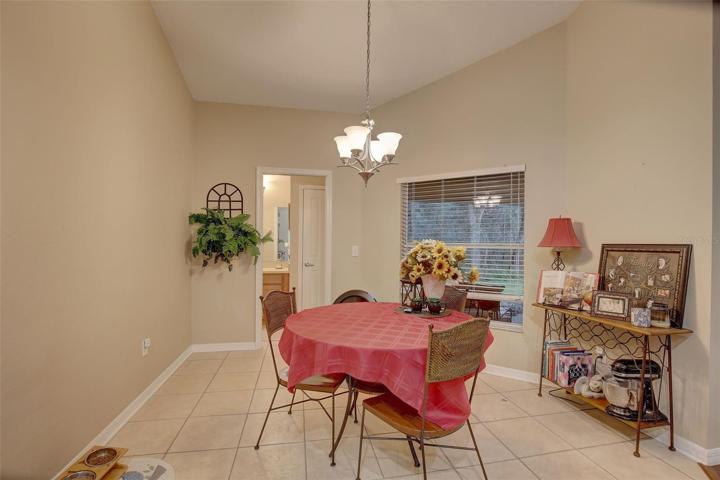 Eat in kitchen area