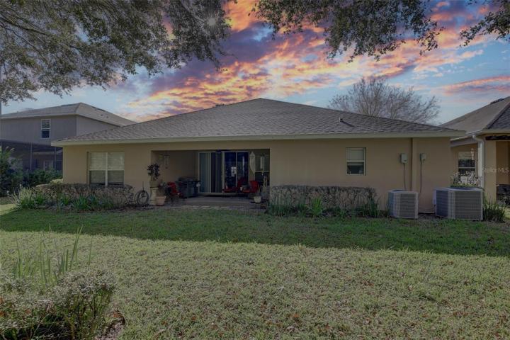 View of home from conservation lot