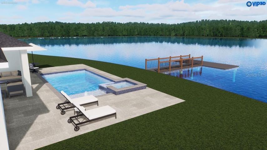 Pool sketch computer generated