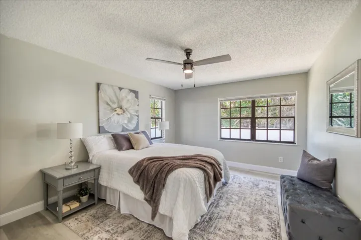 Spacious & serene master suite also has private nature view~