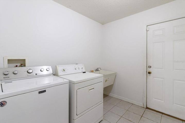 Inside laundry-washer and dryer included