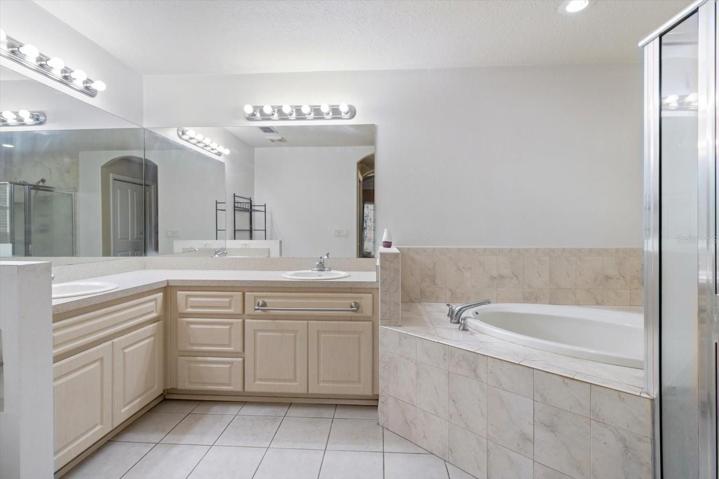 Master Bath with garden tub and separate shower
