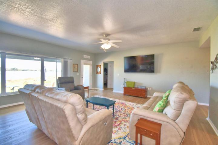 LIVING AREA OVERLOOKING PARKS LAKE