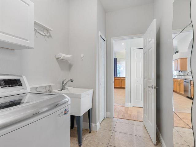 Laundry Room off Garage