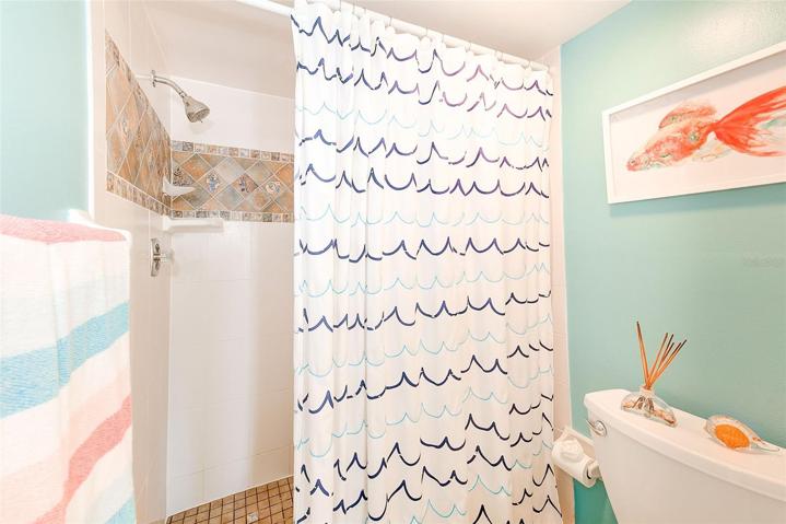 Shower in secondary bath as well