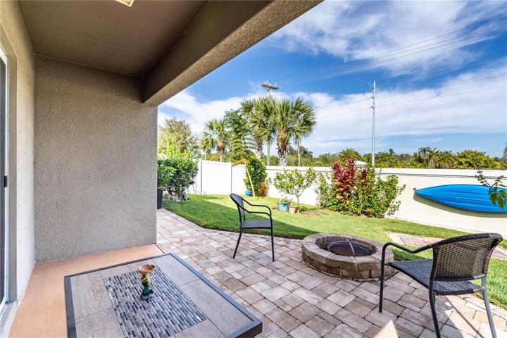 backyard and patio