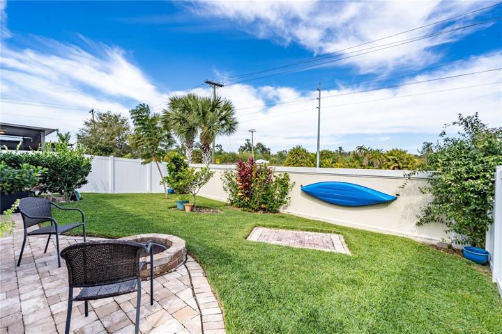 backyard and patio