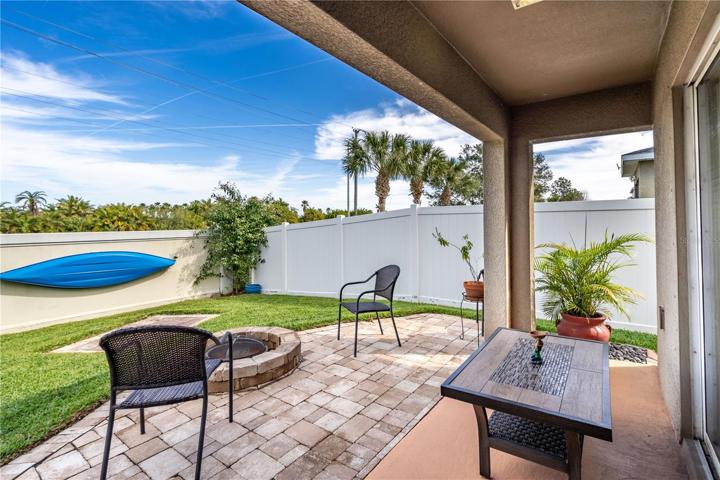 backyard and patio