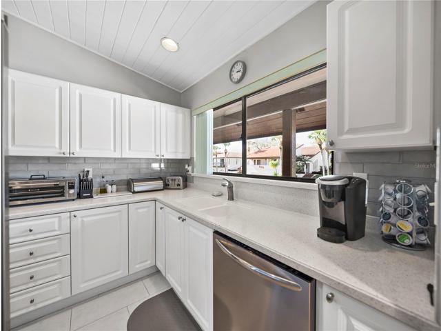 Kitchen sink with picture window