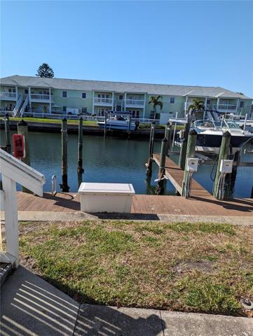 Dock and slip with storage box