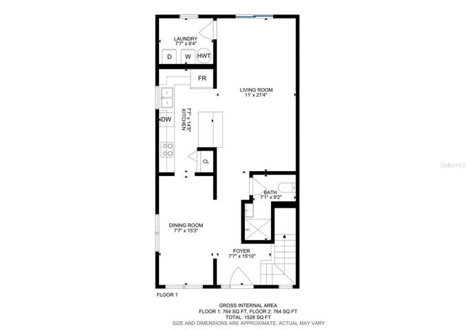 Unit B Downstairs