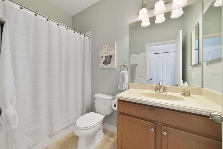 SECOND BEDROOM EN-SUITE BATH.
