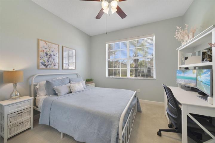 There is a second en-suite bedroom with its own full bath!