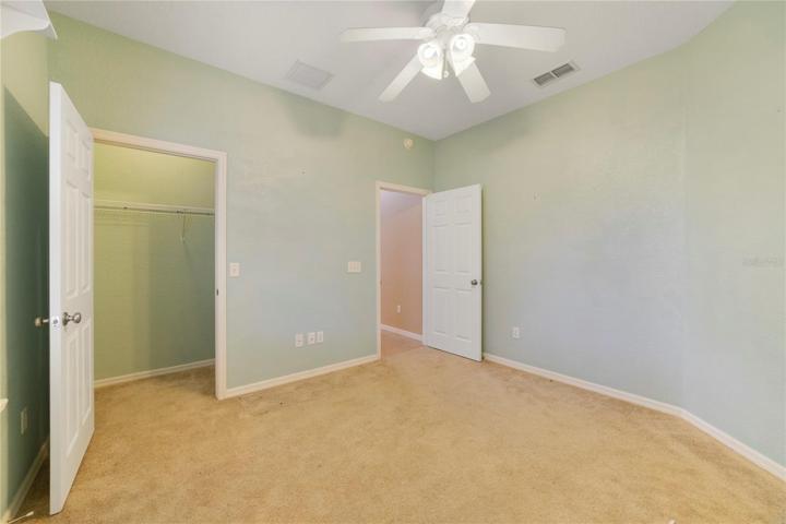 Bedroom #3 with Walk-in closet